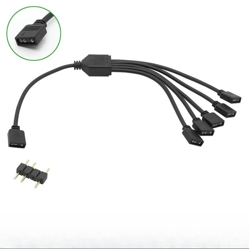 5V 3pin ARGB Controller To SATA Power Supply Mini RGB Controller For Computer Case ARGB fans,coolers