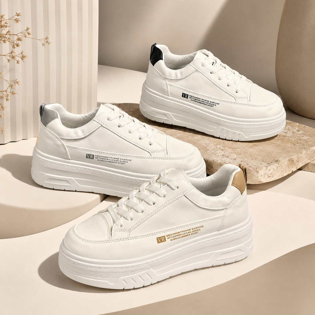 SGD Sepatu Sneakers Wanita Sport Shoes Olahraga Outdoor Casual