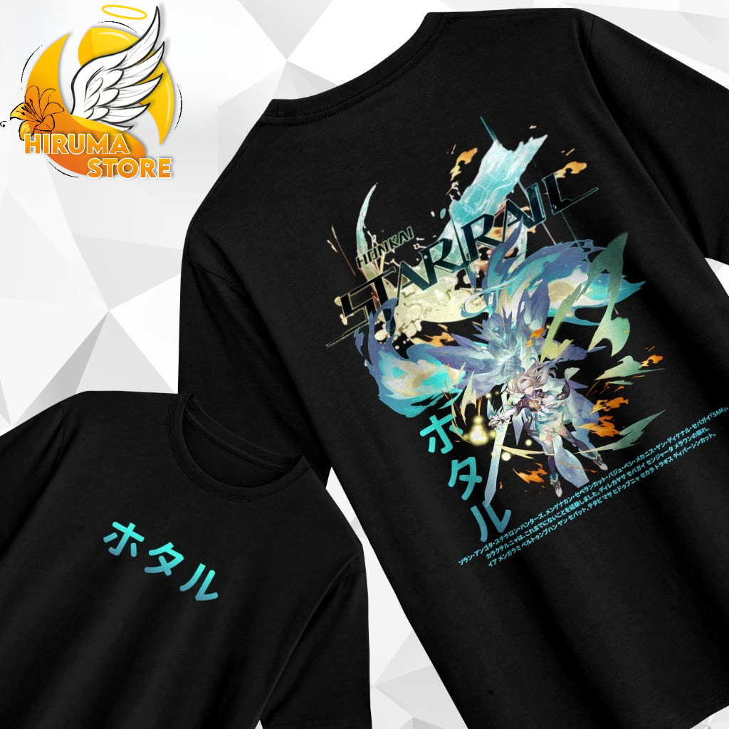 KAOS DISTRO FIREFLY HONKAI STAR RAIL KAOS ANIME GAME - Cutton Combed 30s