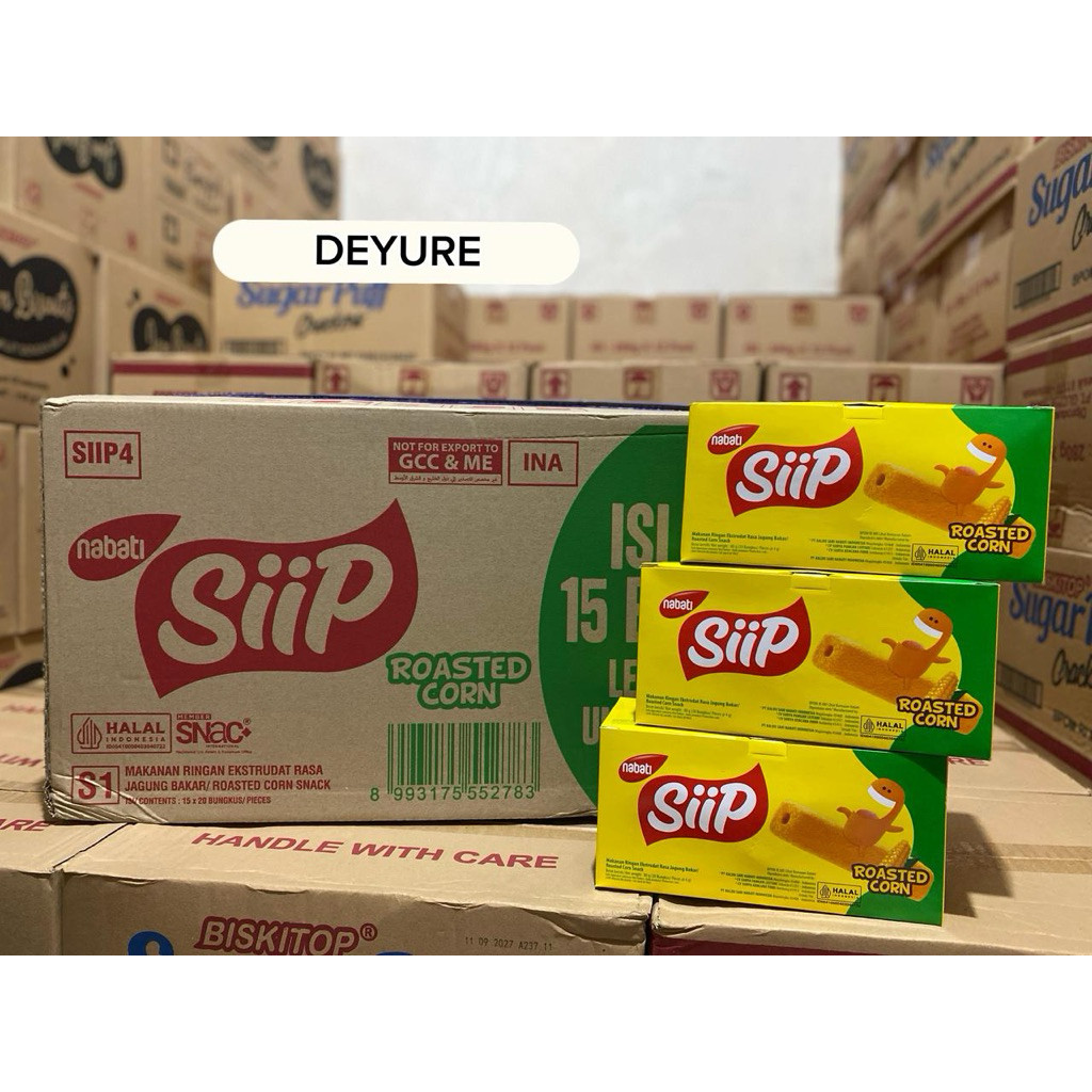 Nabati Siip 1 dus karton isi 15 box Coklat Jagung Keju