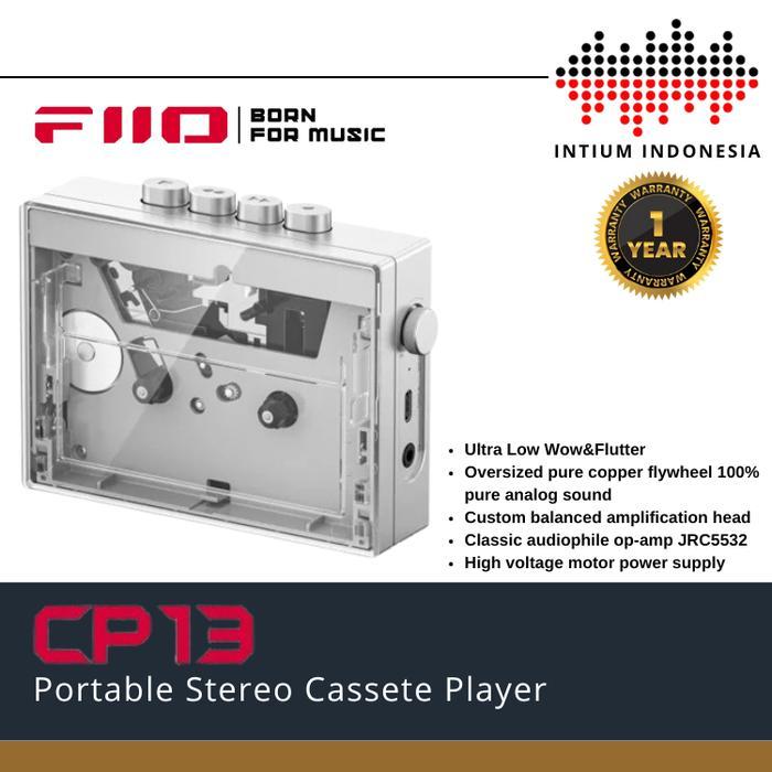 FiiO CP13 / CP 13 / CP-13 Portable Stereo Cassette / Tape Player - Transparant