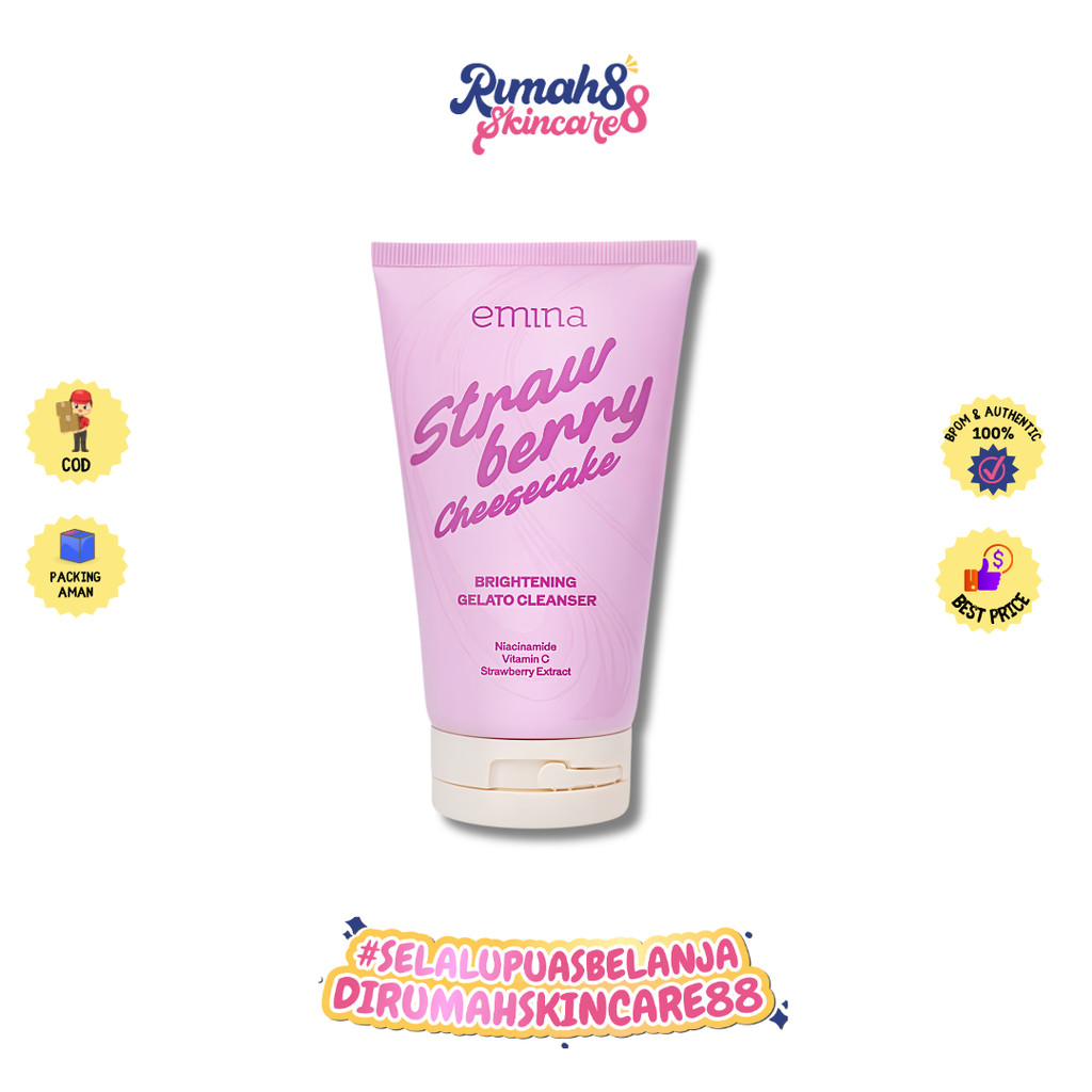 RSC 88 - EMINA STRAWBERRY CHEESECAKE BRIGHTENING CLEANSER 100ML