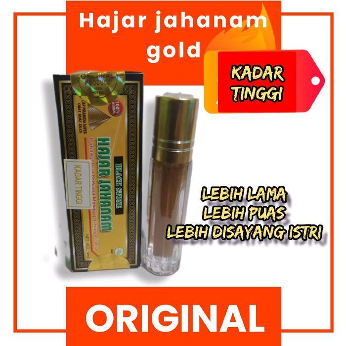 ( DELLA ) hajar-jahanam gold kadartinggi original super asli 5ml hajar jahannam gol gold kuning