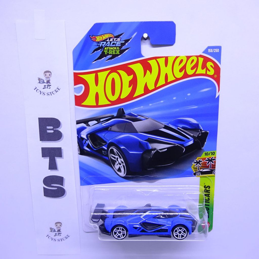 Hot Wheels Mach Speeder Hitam Biru - Mobil Balap