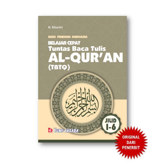 Buku Panduan Mengajar Belajar Cepat TBTQ Jilid 1 - 6 [ Guru ]