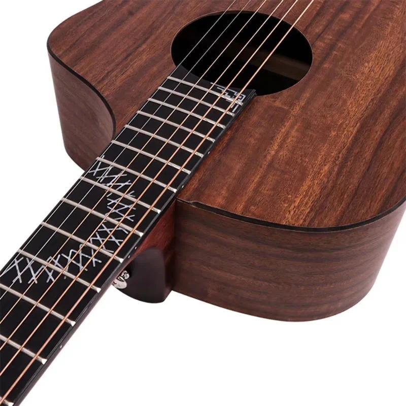 Acoustic Guitar  Maple Carbon Fiber Solid Top Folk Guitar