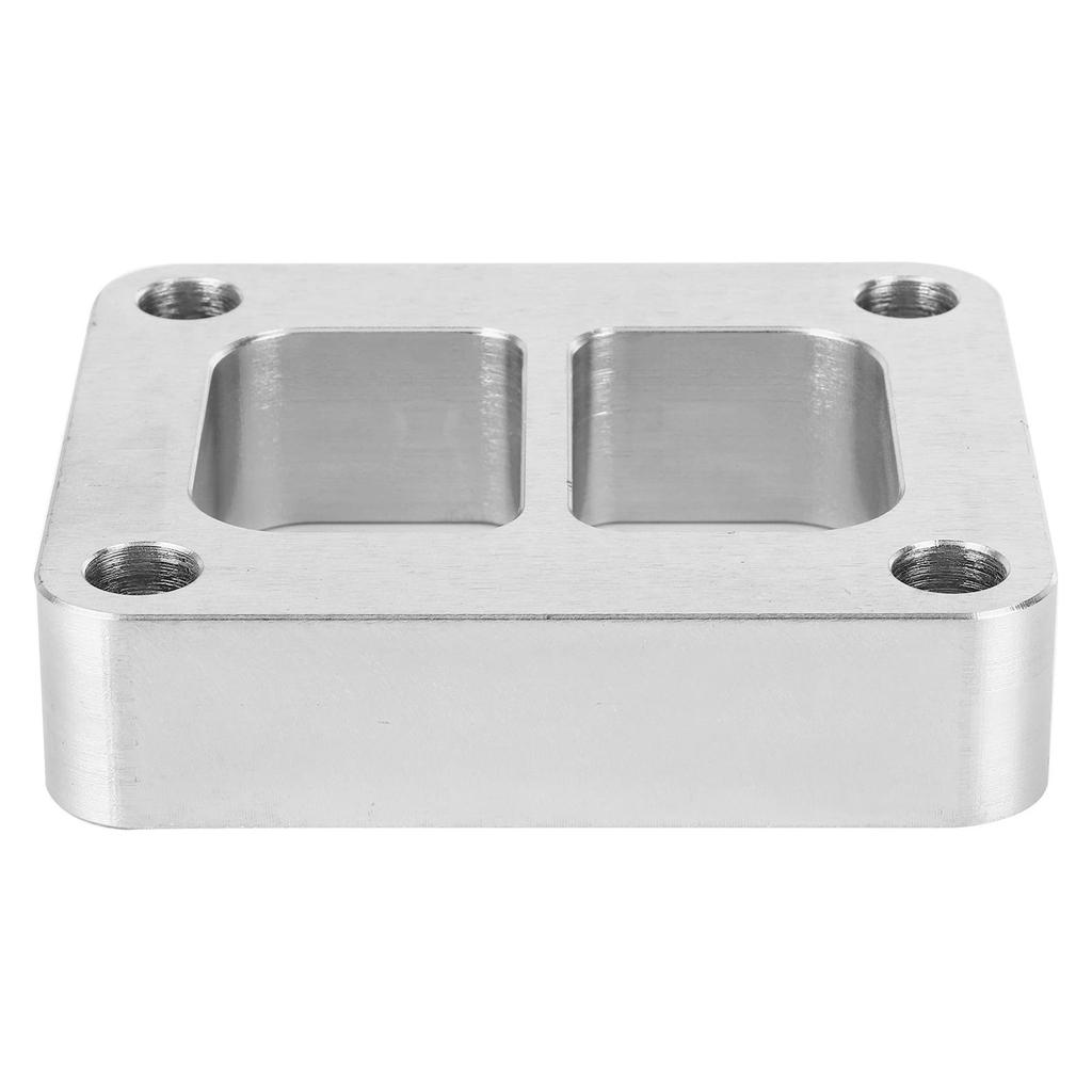 Mild Steel T4 vided Inlet 1 inch Spacer Turbo Flange vorced Twin Scroll Ports CNC S400