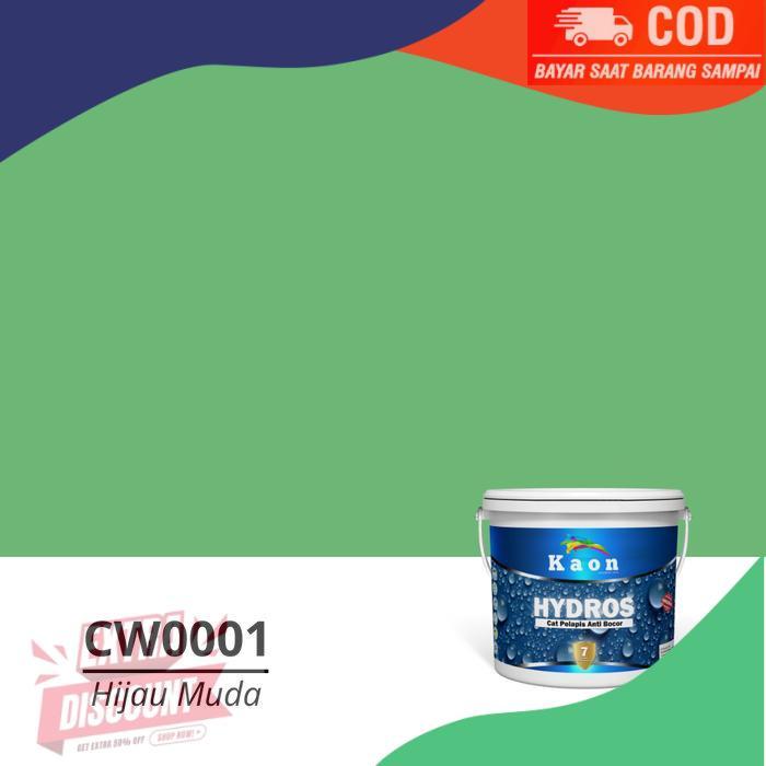 100 % originalKAON Paint - HYDROS Waterproof 18 KG | Cat Pelapis Anti Bocor - Hijau Muda