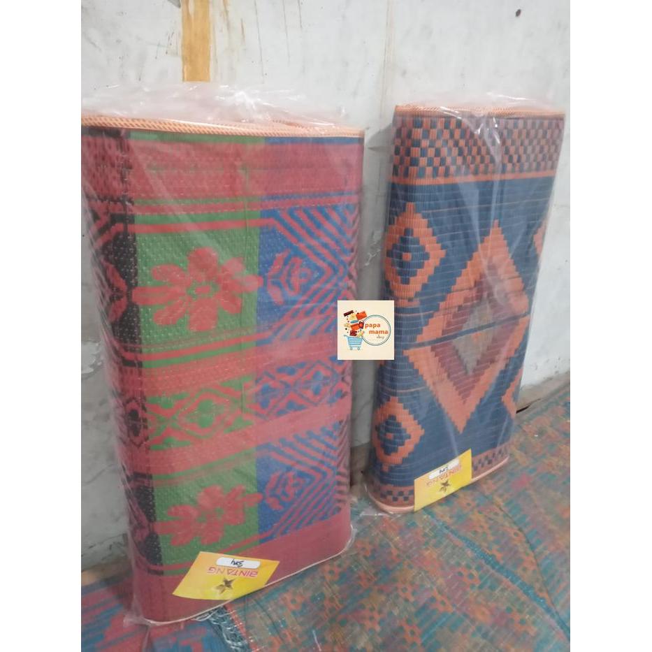 Tikar Bintang Plastik 200x200 - Tikar Lipat 300x600 - Karpet Gulung - 100x200