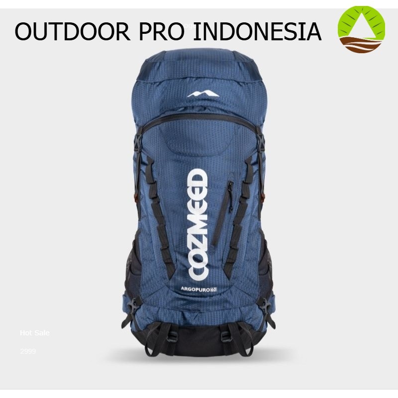 COZMEED TAS GUNUNG CARRIER 60 LITER ARGOPURO + RAINCOVER BAG