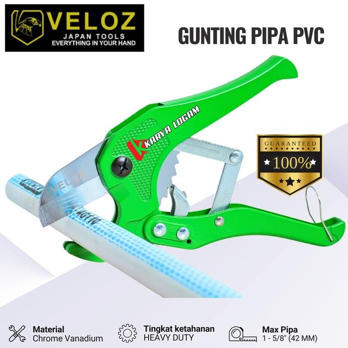 

MUMPUNG PROMOGunting Pipa Alumunium Baja PVC 42mm Veloz / Gunting Potong Pipa VelozTERLARIS