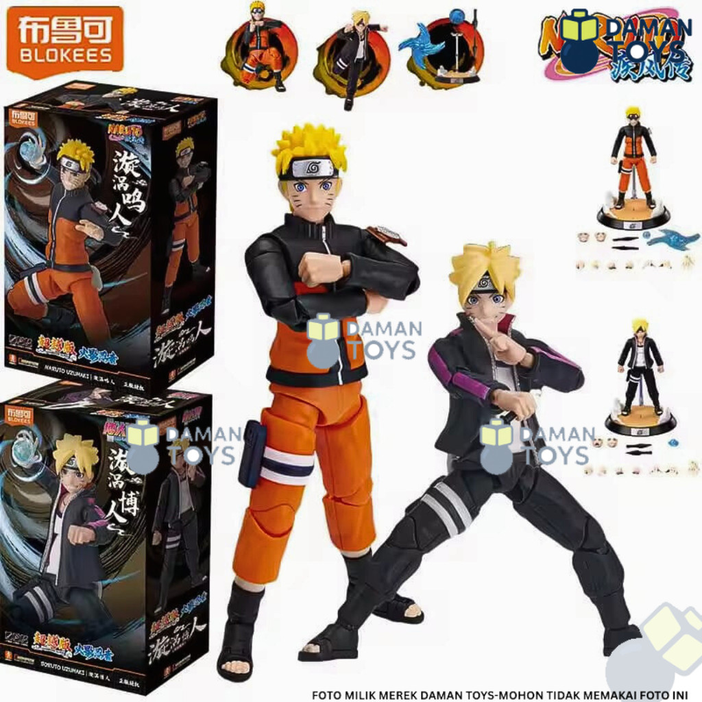 Blokees Figures Naruto Boruto Uzumaki Naruto Uzumaki- Champion Class