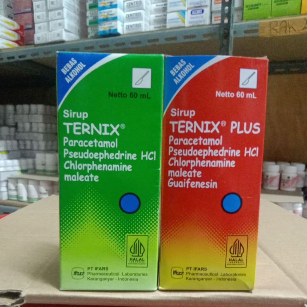Ternix & Ternix plus sirup 60ml 1 botol