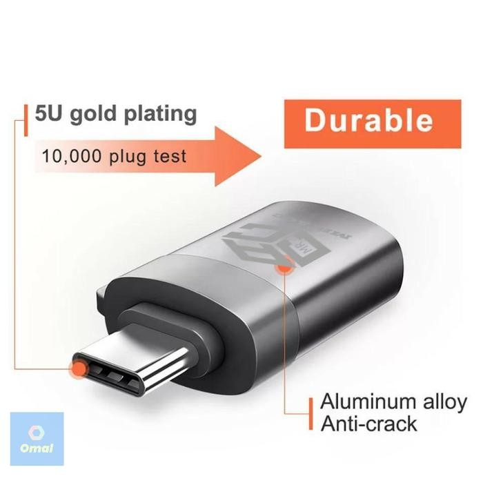 MR.ACC OTG Micro USB To USB 3.0 Adapter Converter Android Bahan Alloy
