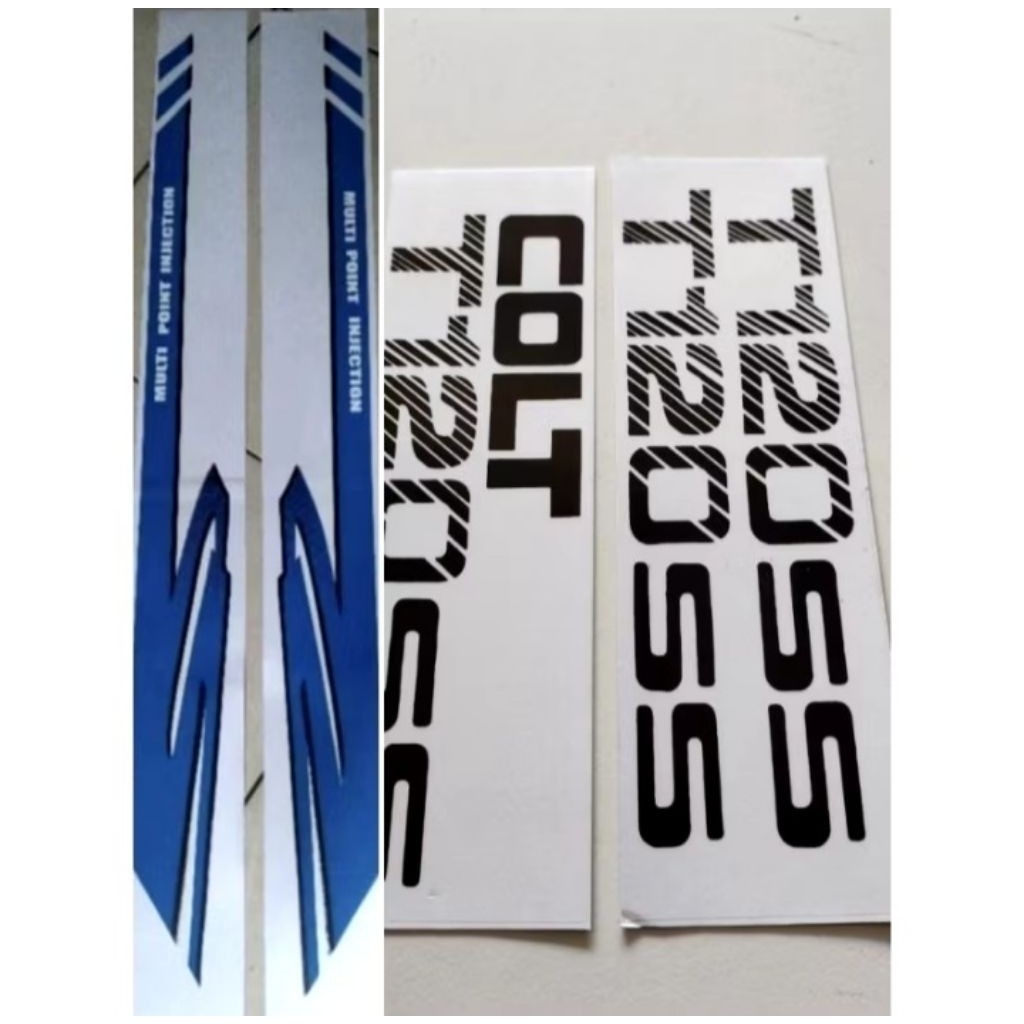 Striping Stiker List Body Mitsubishi Colt T120ss MPI New Pick UP Colt T120ss Transparans