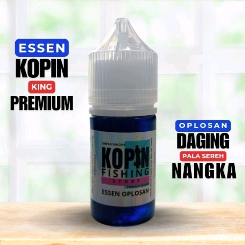 Essen Kopin KING PREMIUM  Oplosan Aroma Daging Pala Sereh Nangka Target Segala Jenis Ikan Rame Induk