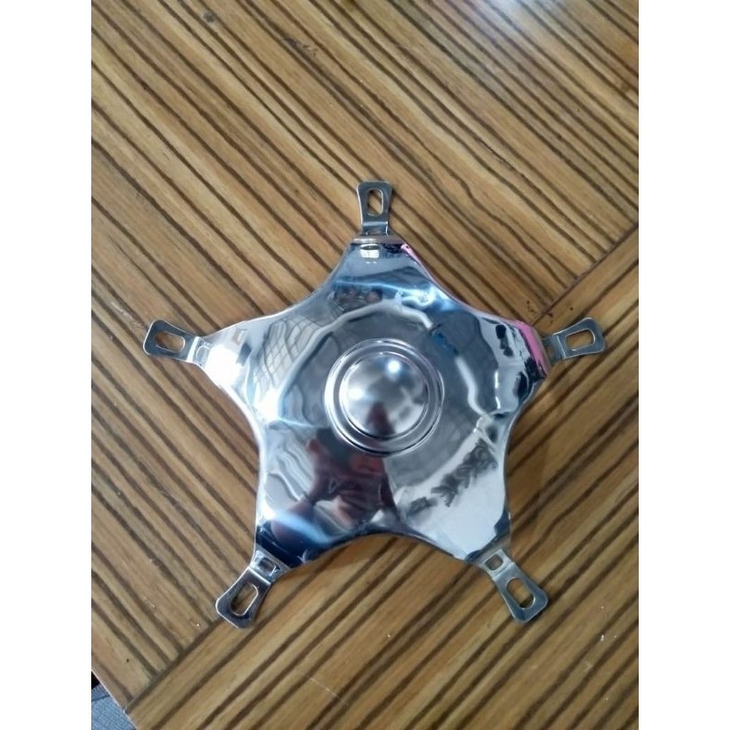 wheeldop wheldop wildop sheriff / bintang chrome import bahan stainless untuk vespa ring 10