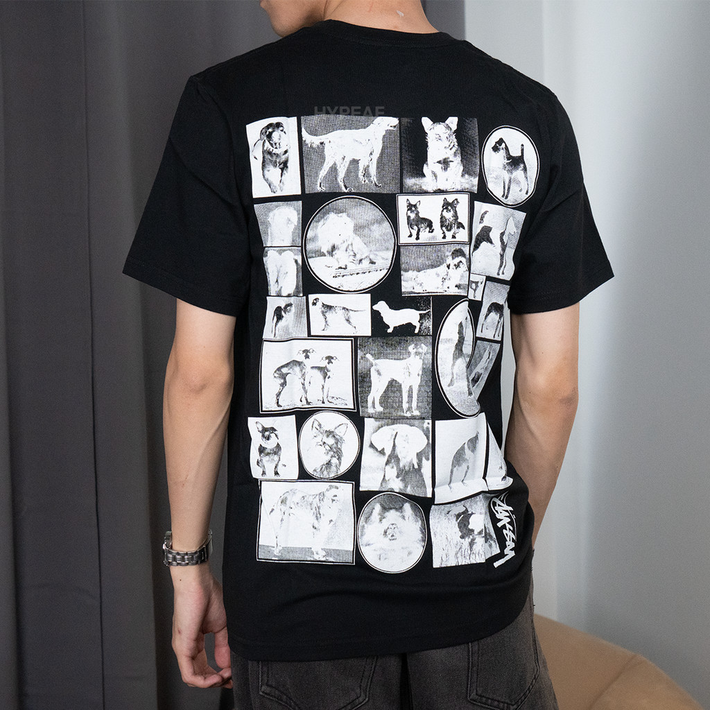 STUSSY Dog Collage Tshirt Tee Authentic / Baju Kaos STUSSY Original
