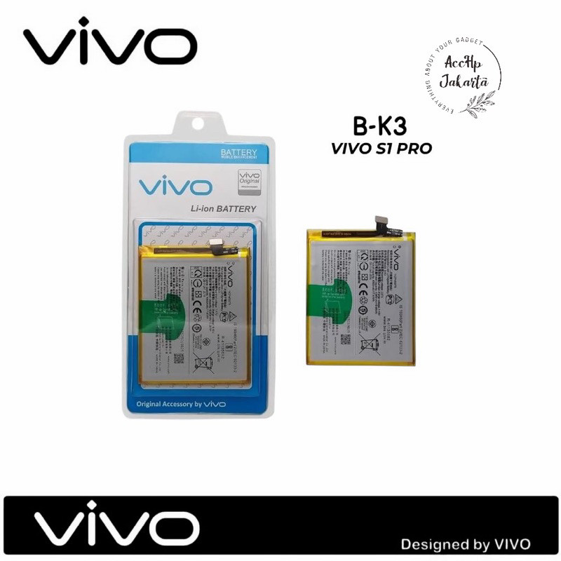 Batre Baterai VIVO S1 PRO B-K3 / Batrei Batrai Battery BK3 B K3 VIVO S1 PRO BATERAI VIVO BATTERY Bat