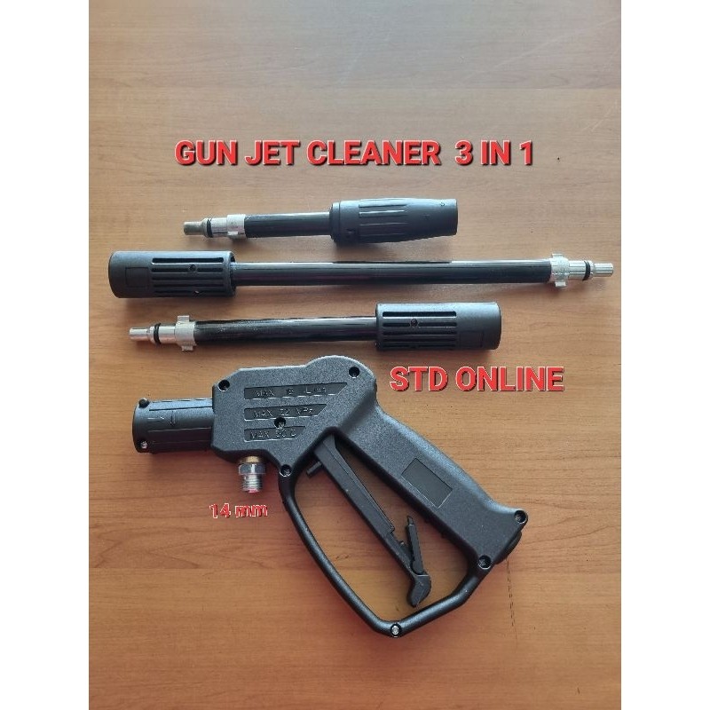 Gun jet cleaner 3 in 1 stik gun utk steam high pressure  stik cuci steam listrik