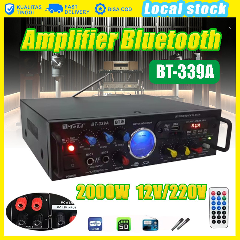 FLECO BT-198A BT-699 Bluetooth Power Amplifier Karaoke Home Theater  Kit Power Amplifier Subwoofer B