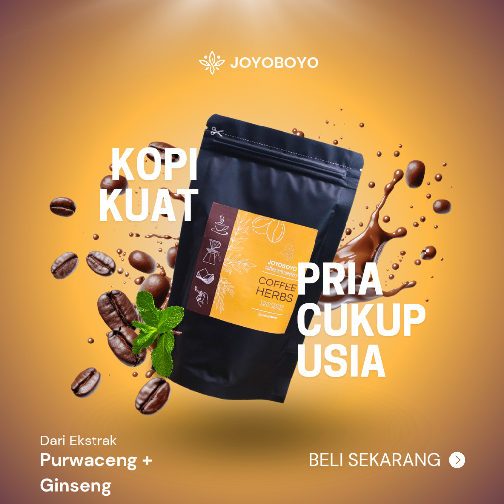 JOYOBOYO KOPI HERBAL STAMINA PRIA UNTUK MENINGKATKAN STAMINA LEBIH KUAT DAN TAHAN LAMA
