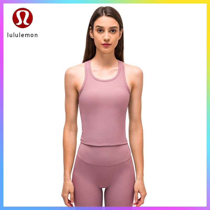 lululemon Running Yoga Sports T-shirt Shockproof Quick-drying Vest dt119