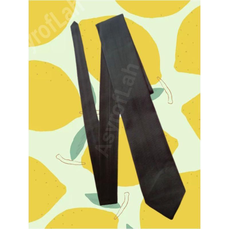 Dasi Hitam Panjang Manual Ospek Polyester Kerja Formal