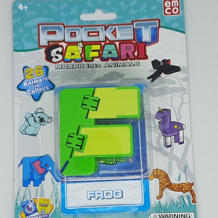 Emco Pocket Safari Mainan alphabet Hewan Huruf A-J - I-Ibis