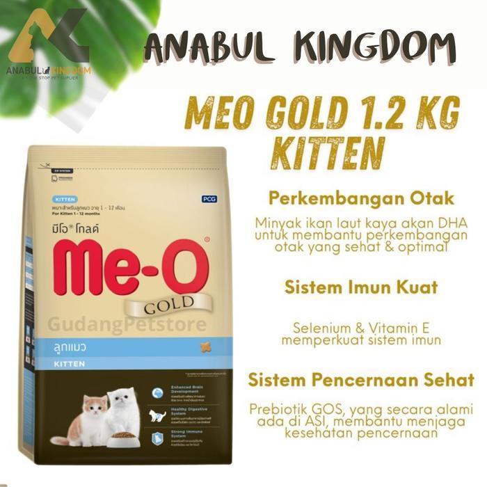 [VIRGO PET] MEO GOLD 1,2 KG Makanan Kucing Premium Nutrisi Tinggi dan Lengkap - MeoGOLD 1.2 Kitten