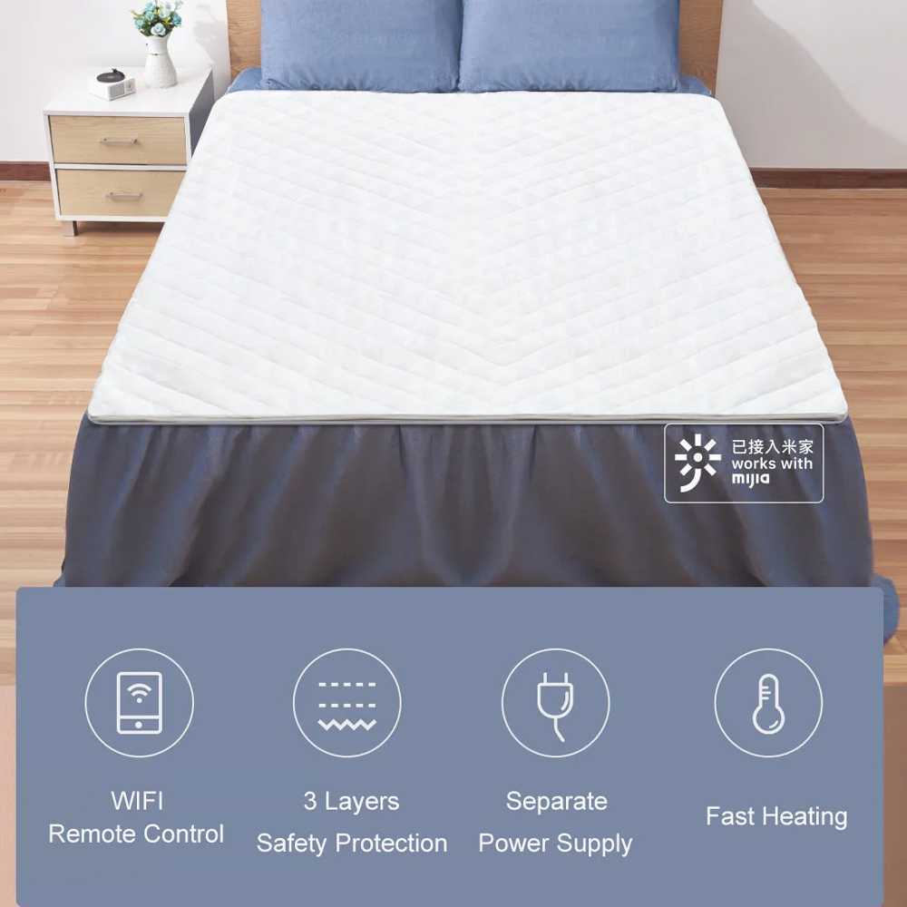 Xiaoda Selimut Elektrik Graphene Electric Blanket Mijia App 150x80cm - XD-ZLDRT50W-02 -EXN