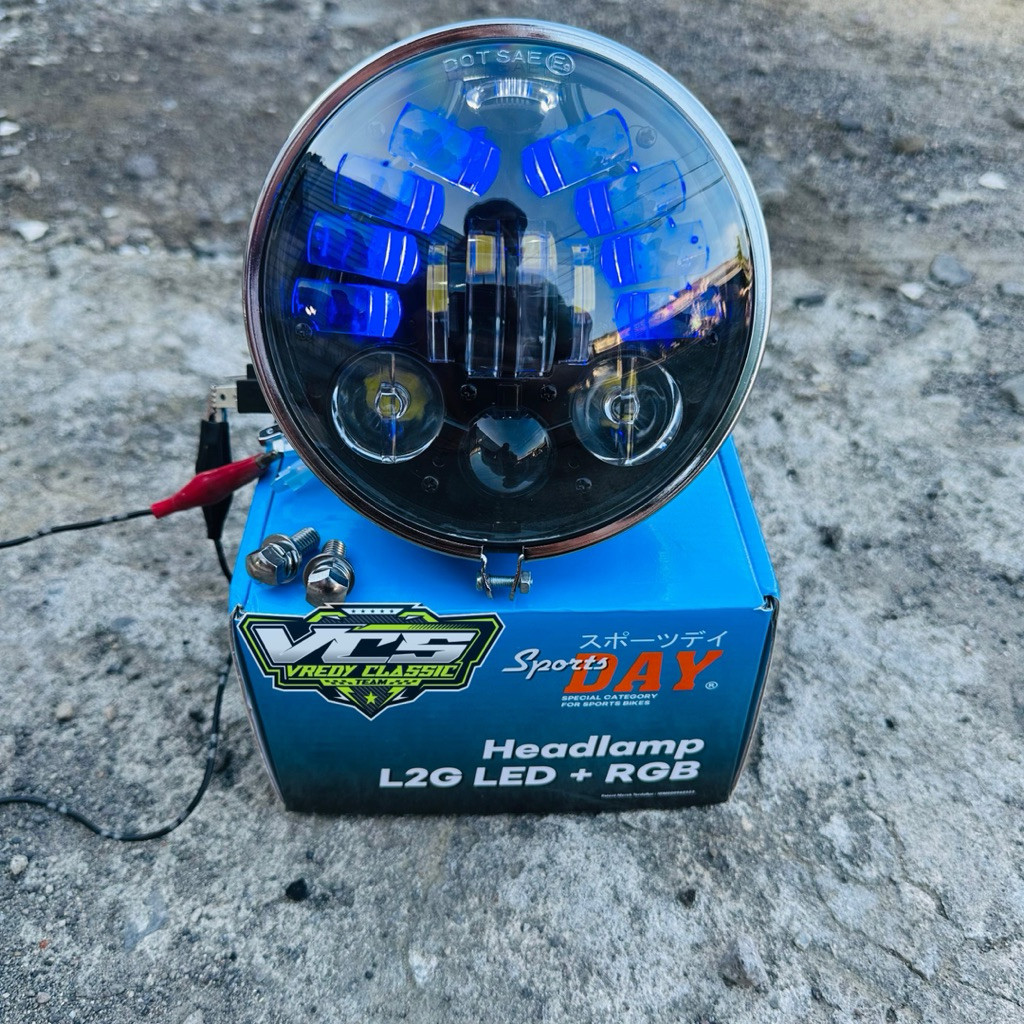 lampu depan DAY 5inch set batok L2G asli DAY DYMKR 5inch set batok L2G SHJ