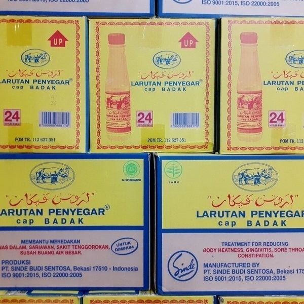 Larutan Penyegar Cap Badak 500 ml - 1 Dus Isi 24 pcs