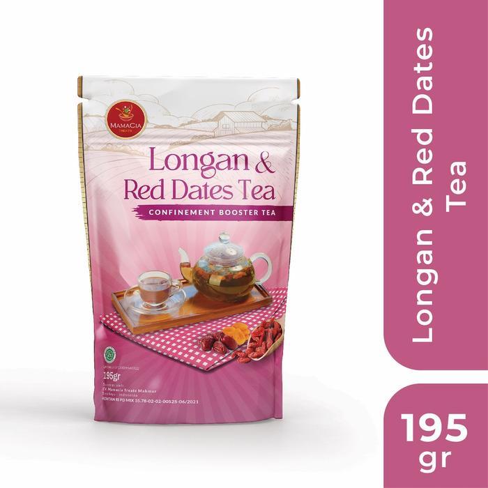 Mamacia Treats Longan and Red Dates Tea / Confinement Tea Booster / Teh Angco untuk Masa Nifas - Red
