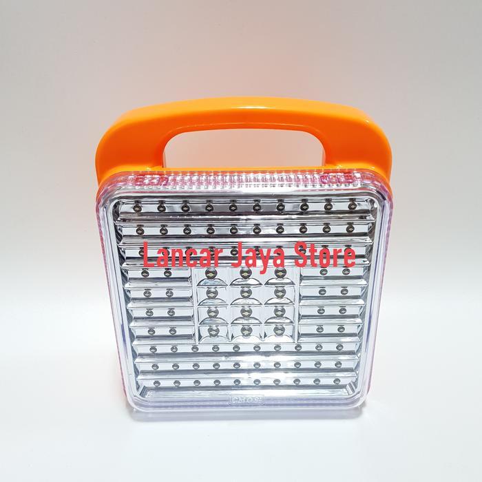 POWERNEST Lampu Emergency CMOS HK-88 / Lampu Rechargeable CMOS HK88 Baterai Senter Merah