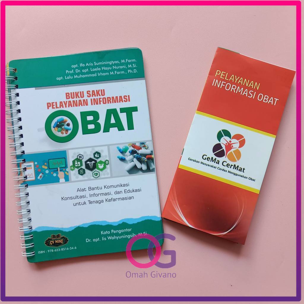 BUKU SAKU PELAYANAN INFORMASI OBAT - PIO - APOTEKER - FARMASI - BUKU SAKU KESEHATAN
