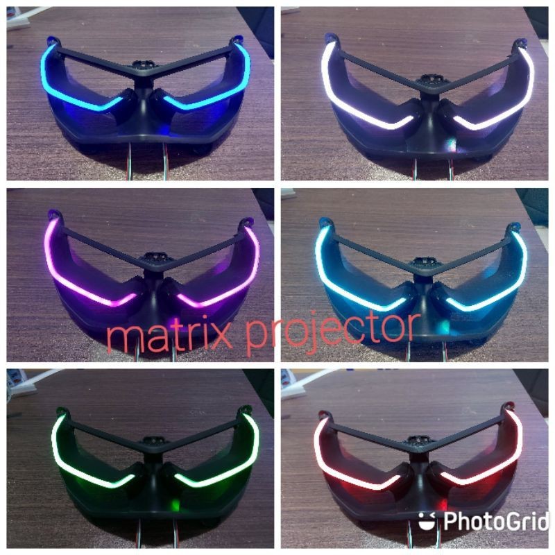 frame alis drl nmax new 2020-2022 lazy led akrilik
