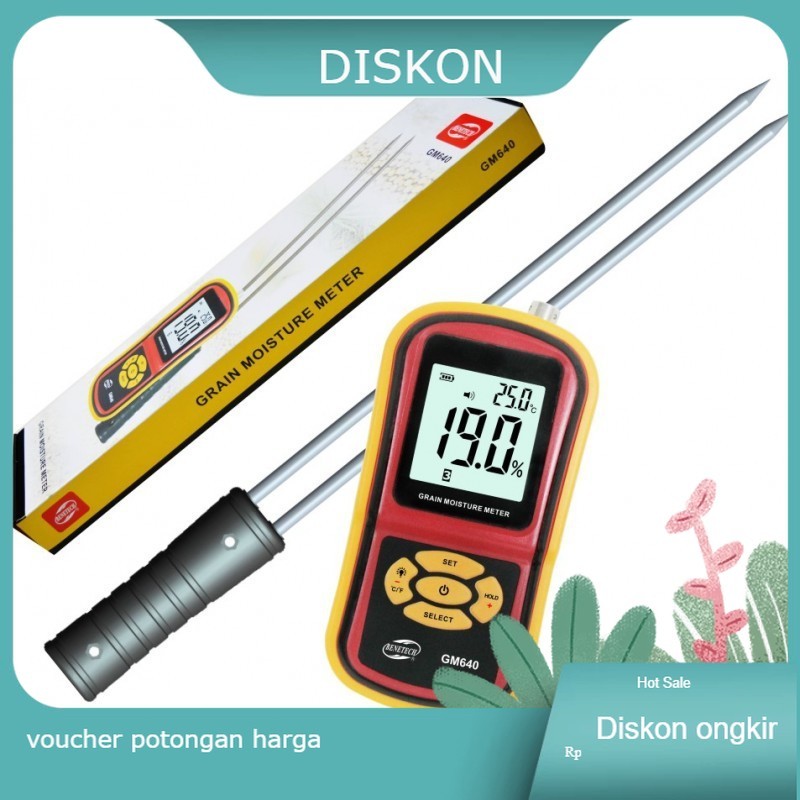 Temukan Grain Moisture Meter GM640 Benetech Ukur Kadar Air Biji Bijian Beras Jagung Gandum Kacang Te
