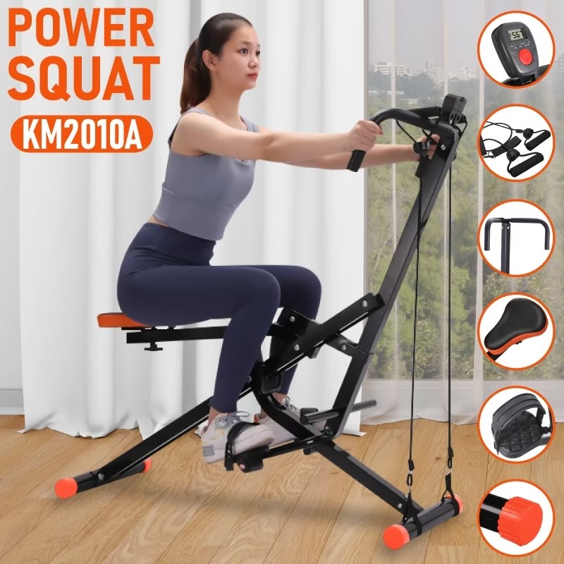 Power Squat Home Equipment Alat Olahraga Fitness Power Squat Rider