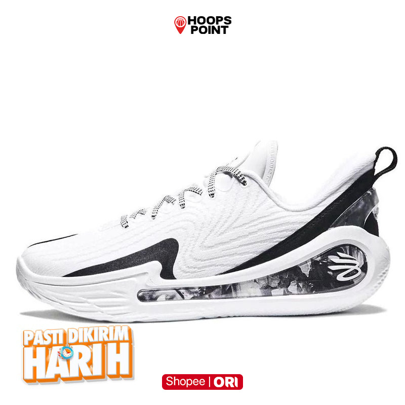 Hoops Point Sepatu Basket Under Armour Curry 12 Shooting Star White Original 3027632-100