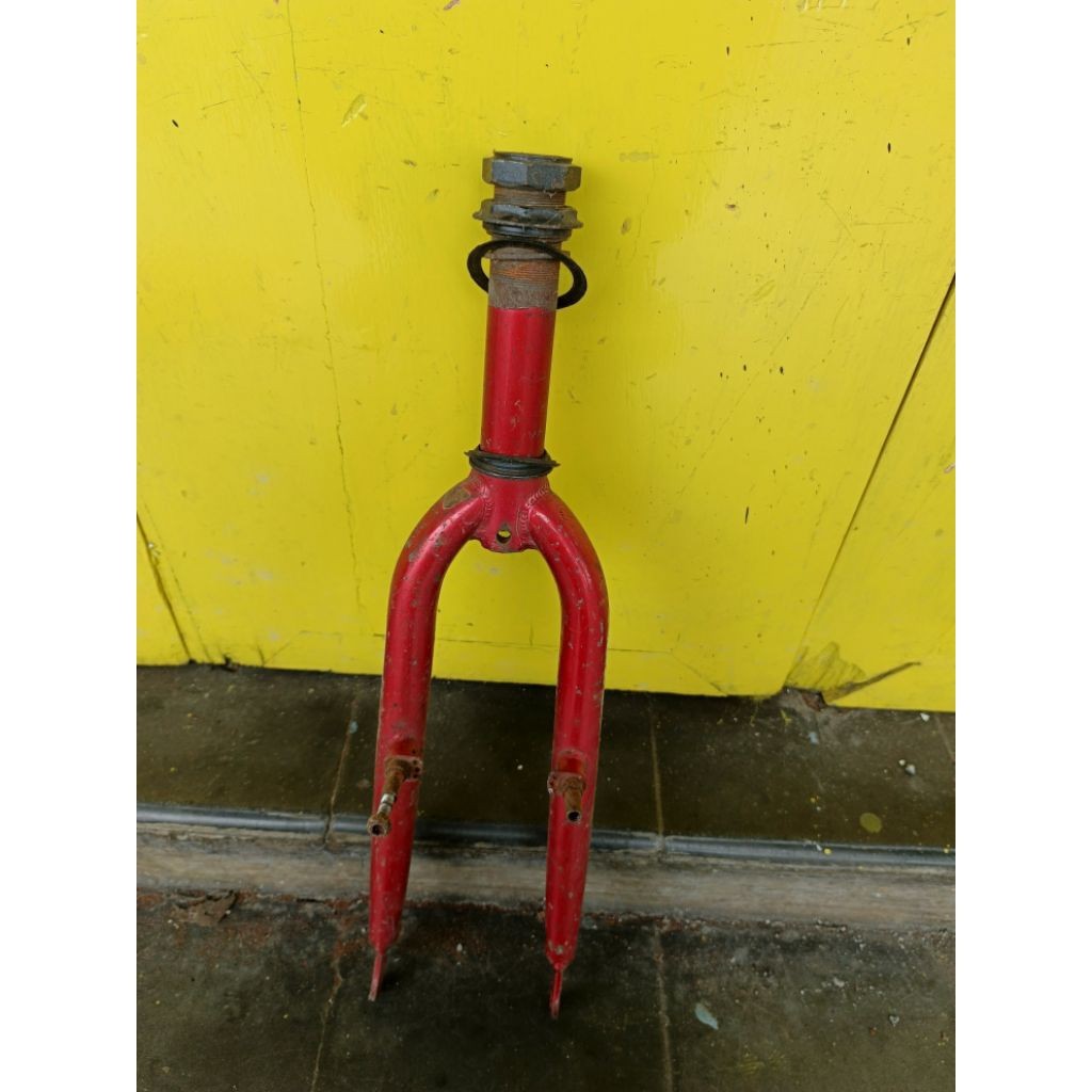 fork sepeda lipat 20 model lurus merk odessy oversize