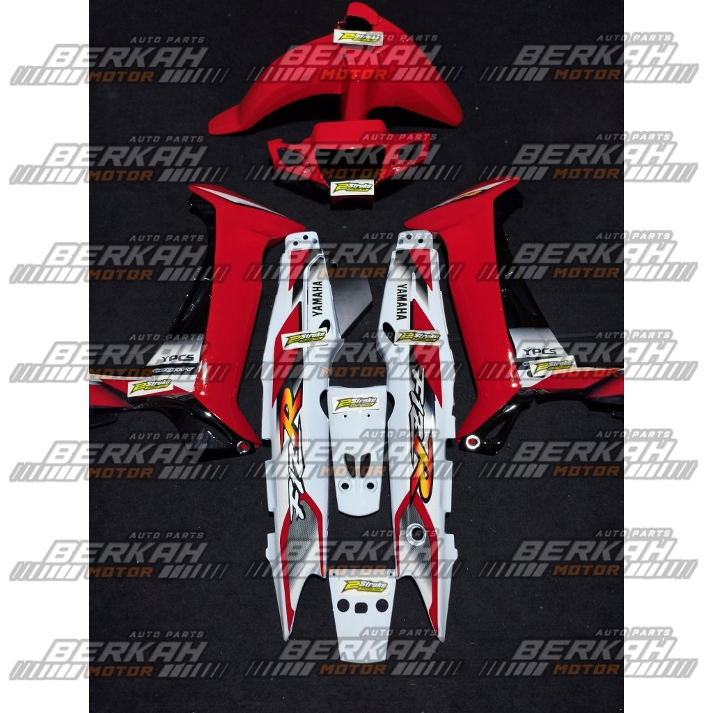Cover Body Fizr Full Set Halus Body Fizr Ardhat Merah Putih Hitam 2001 Body Set Halus Yamaha Fizr F1