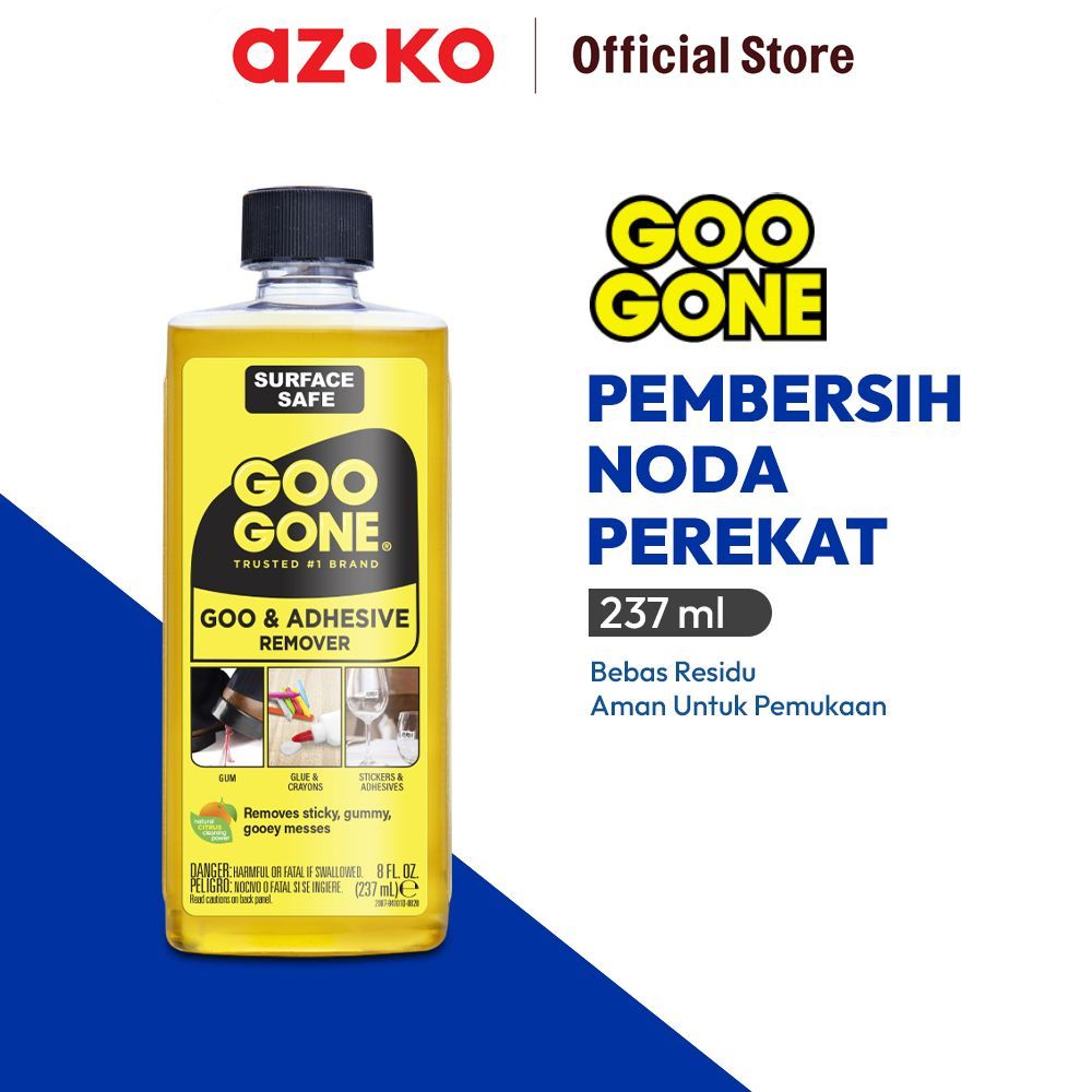 AZKO Goo Gone 237 ml Cairan Pembersih Plester & Label Pembersih Multifungsi Adhesive Cleaner Peralat