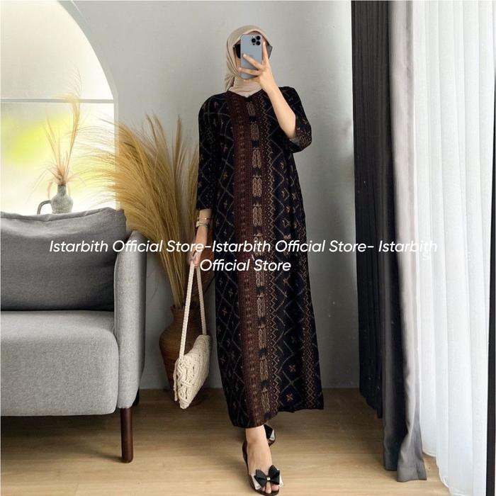 Promo Best Daster Rayon Viscose Lengan 3/4 - Istarbith Daster Gamis Cantik Daily Busui Friendly - Da