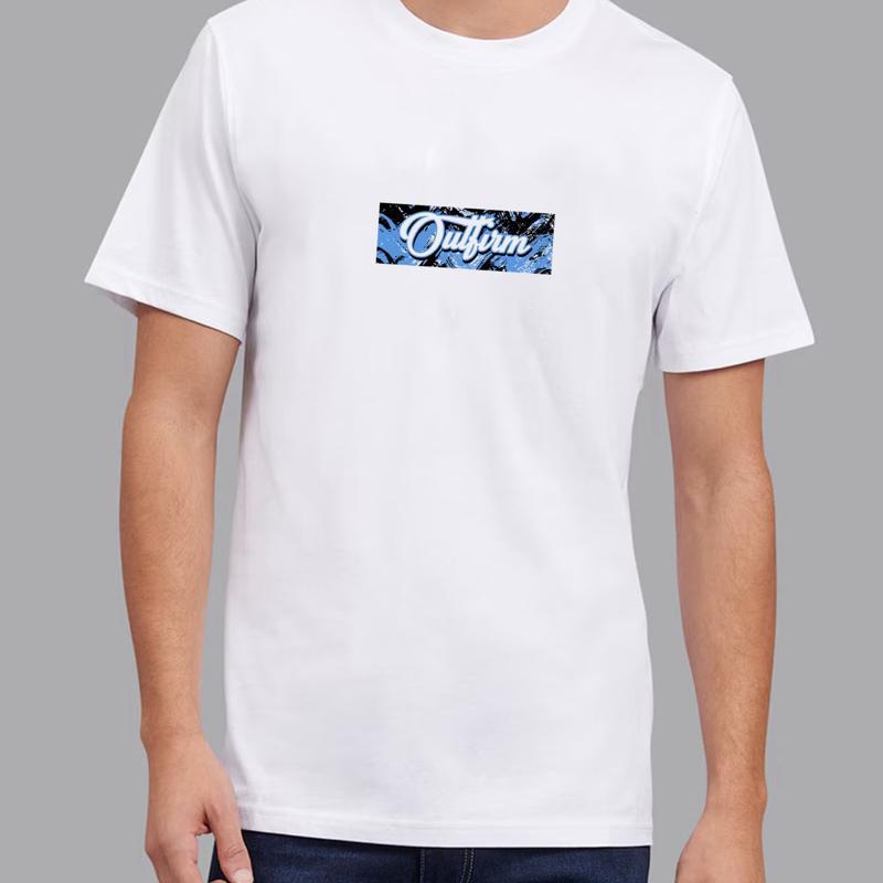 OUTFIRM - Tshirt White Ocean