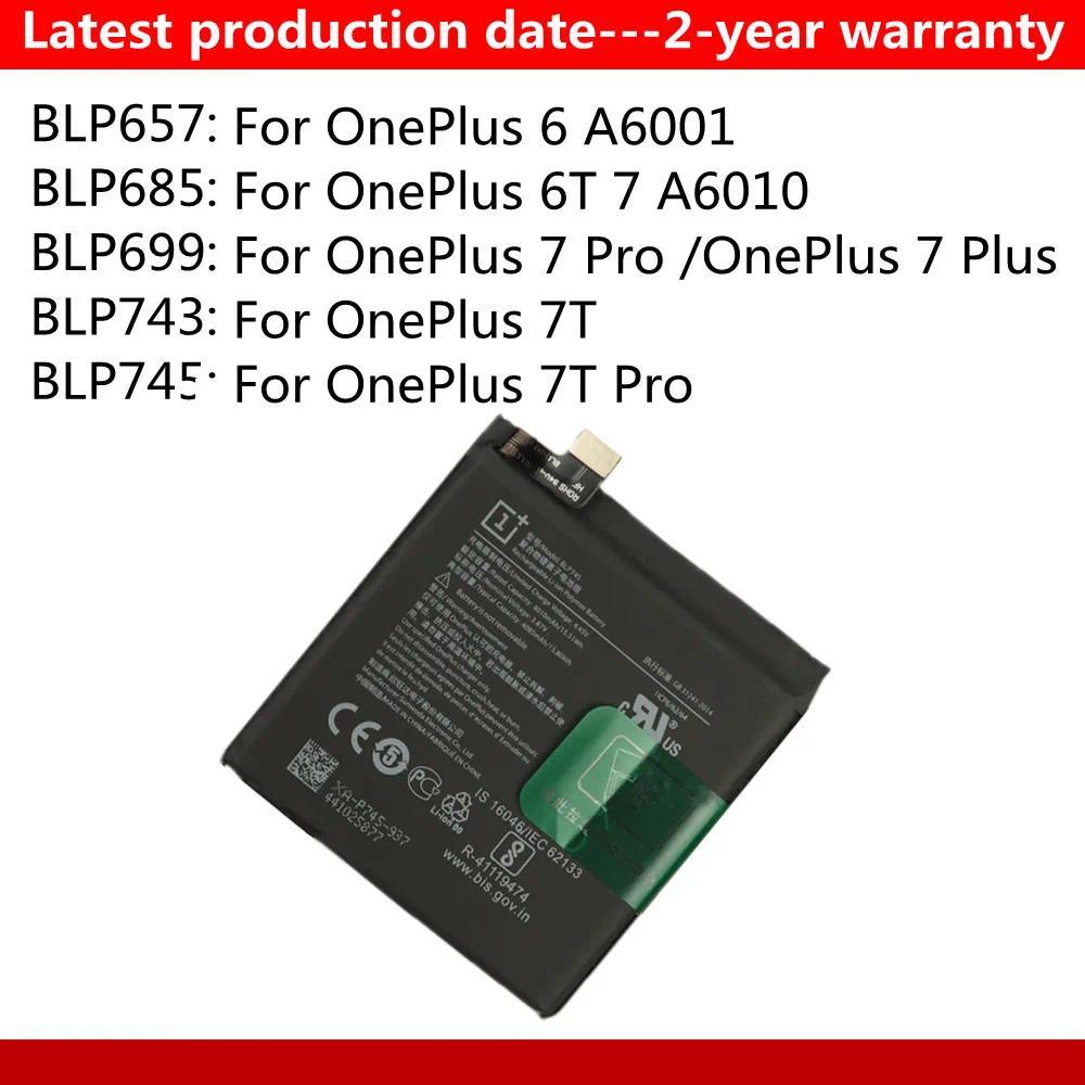 BLP657 BLP685 BLP699 BLP743 BLP745 Battery For OnePlus 7T Pro 7 Pro Plus /OnePlus 6T 6 OnePlus6 OneP