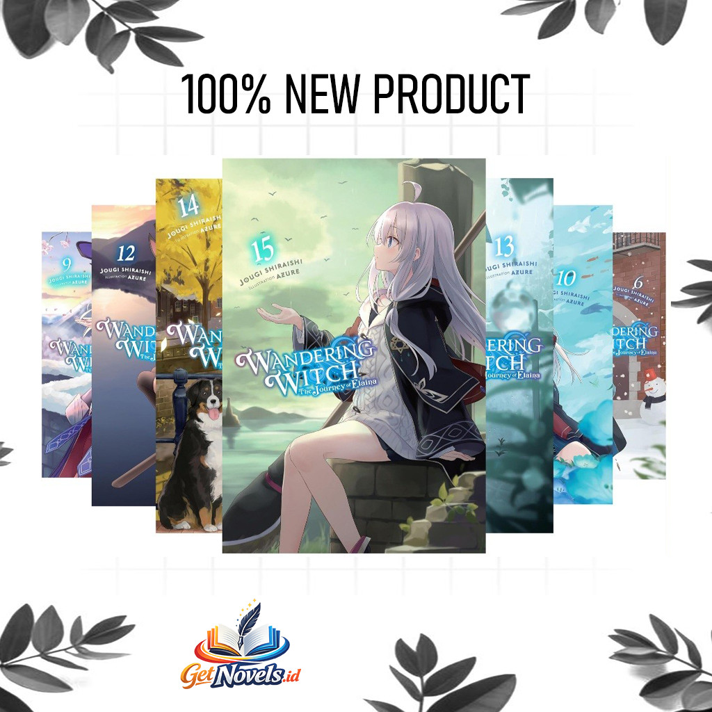 Wandering Witch: The Journey of Elaina, vol.1-16 (Light Novel English)