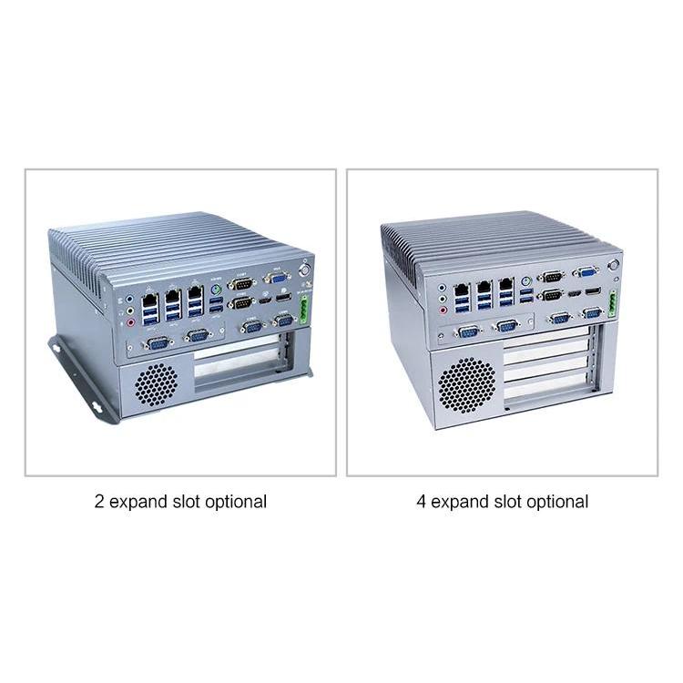 Professional Design I3 6100T Fanless Industrial Mini Pc DDR4 2 I211-AT Lan VGA HD DP Mini Box PC for