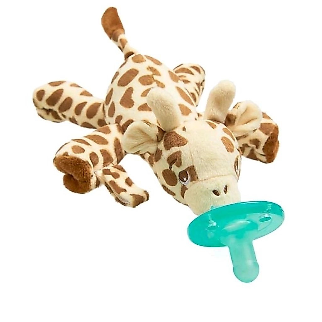 Empeng Philips Avent Soothie Snuggle motif giraffe VS Wubbanub