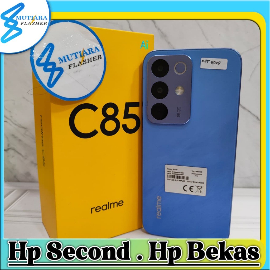 Realme C85 4G Ram 6/128GB | Ram 8/128GB | Ram 8/256GB Bekas Original Flasher Store